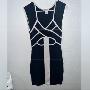 Arden B black fitted dress size large